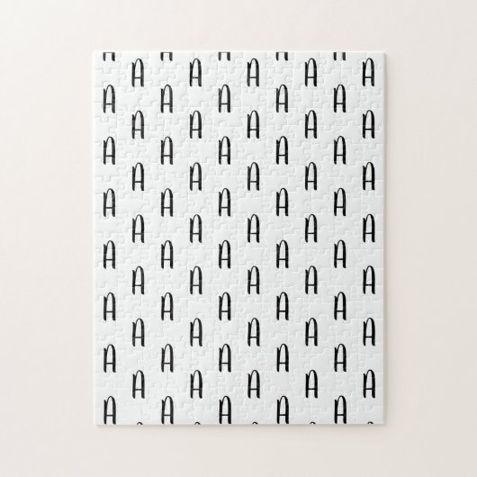 Puzzle Monogramme Cursif Frustrant (Vertical)