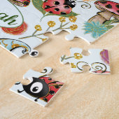 Puzzle Monogramme de choux charbonneux de champignons (Côté)