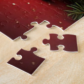 Puzzle Monogramme de Santa A pour les cadeaux de Noël (Côté)