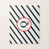 Puzzle Monogramme décoratif (Vertical)