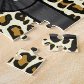 Puzzle Monogramme et empreinte de léopard (Côté)