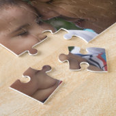 Puzzle monogramme personnalisé F est pour l'illustration  (Côté)