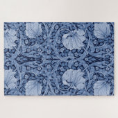 Puzzle Monotone bleu Pimpernel, William Morris Jigsaw Puz (Horizontal)