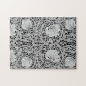 Puzzle Monotone gris Pimpernel, William Morris (Horizontal)