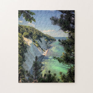 Puzzle Møns Klint Danemark stylisé