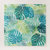 Puzzle Monstère à feuilles tropicales Conception transpar (Vertical)
