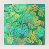 Puzzle Monstère tropicale Feuilles - Exotique (Horizontal)