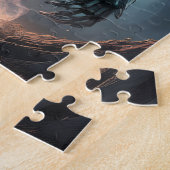 Puzzle Monstre de Frankenstein Steampunk Halloween (Côté)