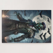 Puzzle Monstre de Frankenstein Steampunk Halloween (Horizontal)