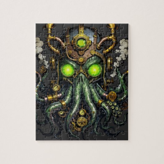 Puzzle monstre Steampunk Cthulhu (Vertical)