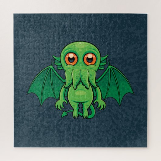 Puzzle Monstres de Cute Green (Vertical)