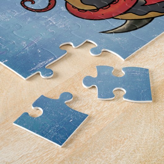 Puzzle monstres de mer (Côté)