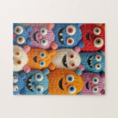 Puzzle monstres tricotés (Horizontal)
