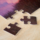 Puzzle Mont Denali au coucher du soleil de l'étang de réf (Côté)