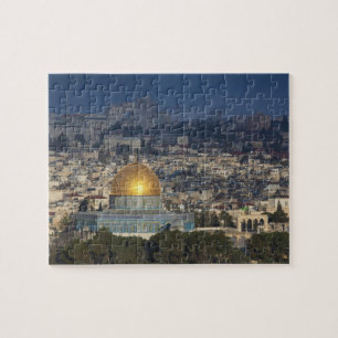 Puzzle Mont du Temple et Dôme du Rocher, aube