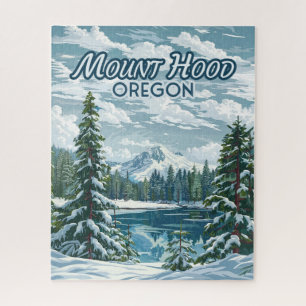 Puzzle Mont Hood Oregon Ski Pacifique Nord-Ouest Hiver
