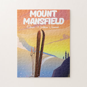 Puzzle Mont Mansfield, Stowe ski du nord du Vermont