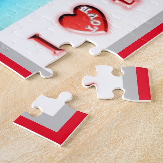 Puzzle Mont Otemanu - Bora Bora - Polynésie française - (Côté)