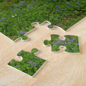 Puzzle Mont Rainier avec des lupins violets (Côté)