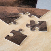 Puzzle Mont Rushmore Dakota du Sud. voeux de Noël (Côté)