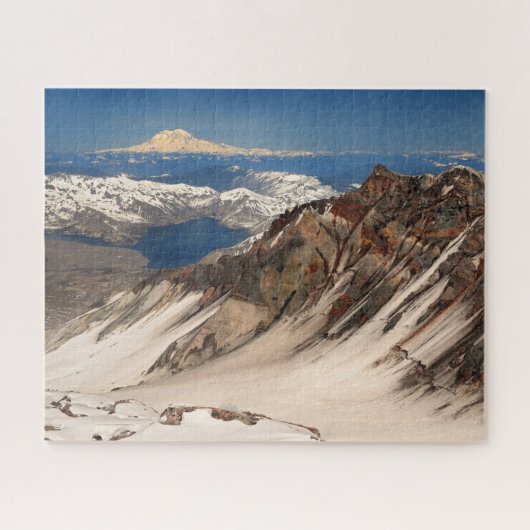 Puzzle Mont Saint Helens Crater Rim et Mont Rainier (Horizontal)