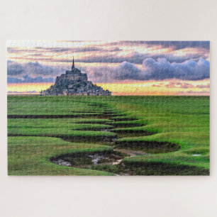 Puzzle Mont-Saint-Michel, Normandie, France