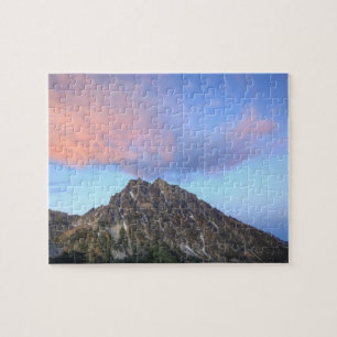 Puzzle Mont Stuart, au coucher du soleil