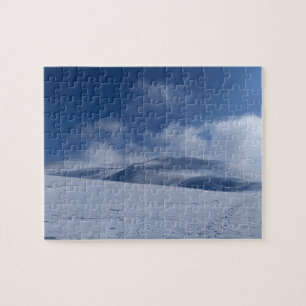 Puzzle Mont Teghenis Pic enneigé personnalisé