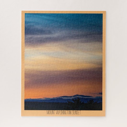 Puzzle Mont Washington Sunset (Vertical)