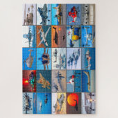 PUZZLE "MONTAGE" DE L'AVION DE LA NAVALE AMÉRICAINE (Vertical)