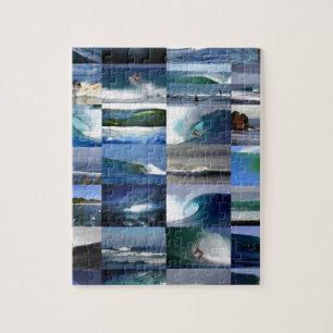 Puzzle Montage de vagues d'océan de surf