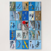 PUZZLE "MONTAGE" D'UN AVION D'HÉRITAGE MILITAIRE AMÉRICAI (Vertical)