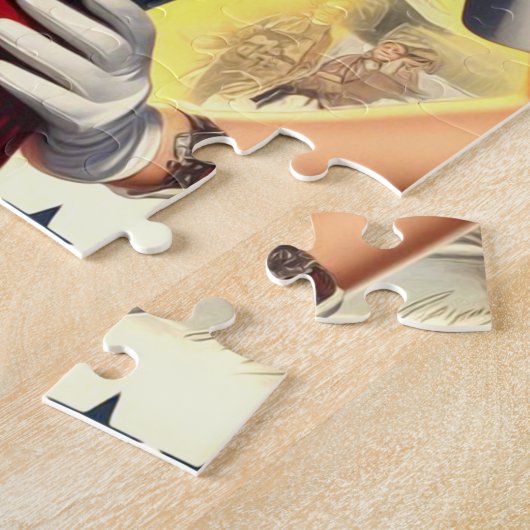 Puzzle Montage militaire rétro (Côté)