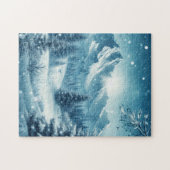 Puzzle Montagne d'hiver de neige (Horizontal)