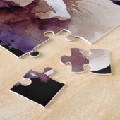 Puzzle Montagne d'hiver léopard de neige personnalisée (Côté)