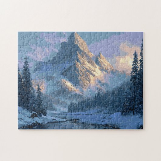 Puzzle Montagne enneigée (Horizontal)
