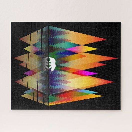 PUZZLE MONTAGNE OURS DE PLAIN (Horizontal)