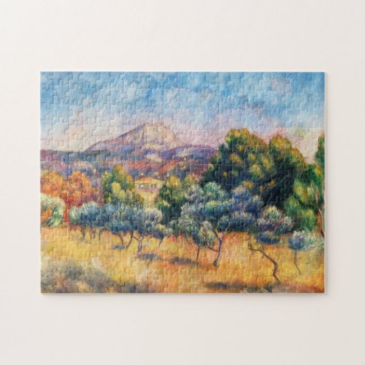 Puzzle Montagne Sainte-Victoire Paysage par Renoir (Horizontal)