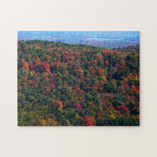 Puzzle Montagnes Appalaches en automne (Horizontal)
