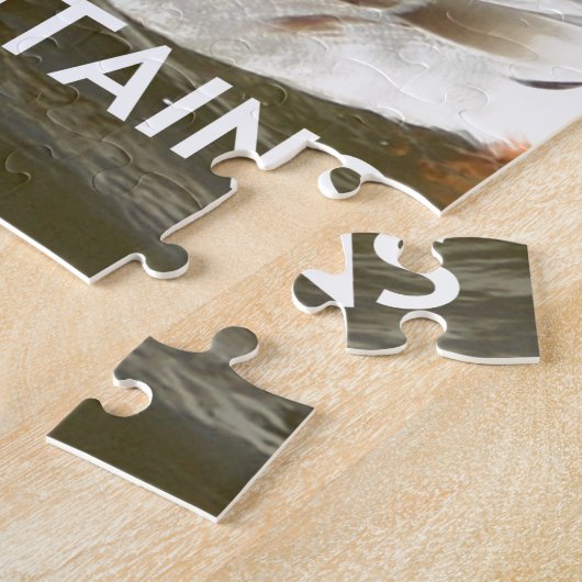 Puzzle Montagnes de canards. (Côté)