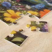 Puzzle Montagnes et Fleurs sauvages (Côté)