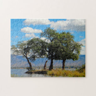 Puzzle Montagnes et lacs de Zambie.