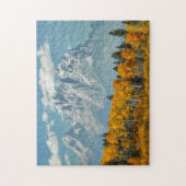 Puzzle Montagnes grandes de Teton en automne (Vertical)