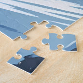 Puzzle Montagnes neigeuses hiver (Côté)