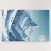 Puzzle Montagnes neigeuses hiver (Horizontal)