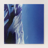 Puzzle Montagnes neigeuses, panorama hivernal (Horizontal)