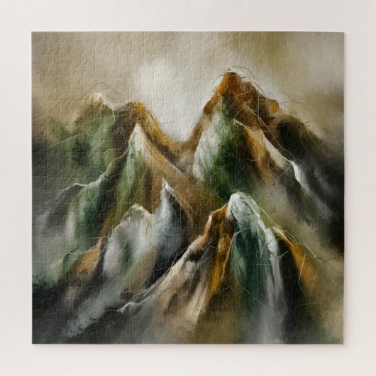 Puzzle Montagnes peintes (Vertical)