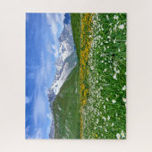 Puzzle Montagnes | Swiss Alps Valley Spring (Vertical)