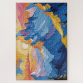 Puzzle Montañas al amanecer con resplandor (Vertical)