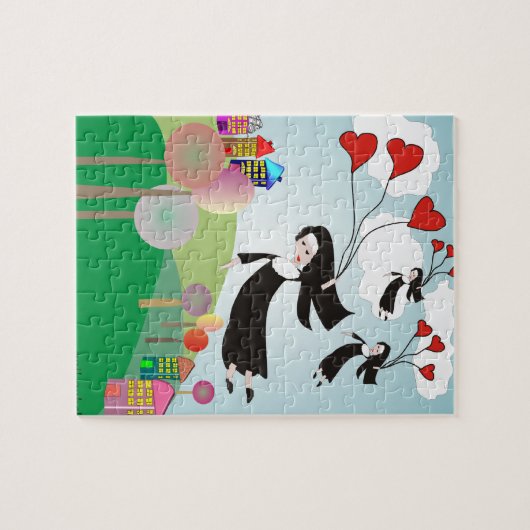 Puzzle montant de nonne (Horizontal)